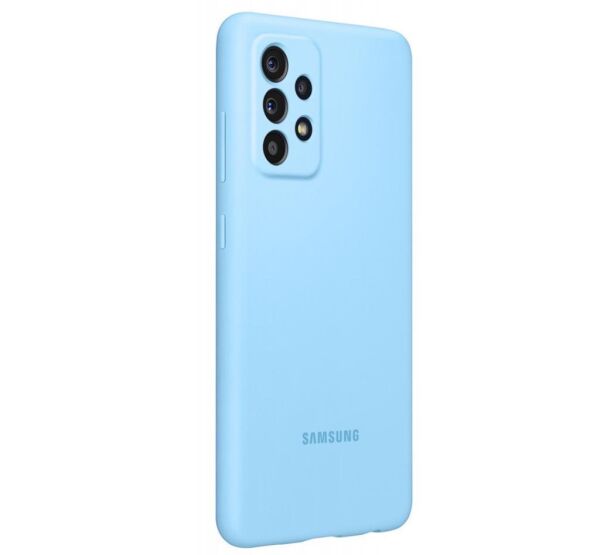 Galaxy A52 ile Uyumlu Slim Kılıf Mavi EF-PA525TLEGWW