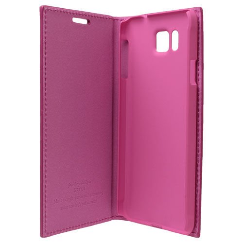 Galaxy Alpha ile Uyumlu Magnum Serisi Yan Model Kapaklı Kılıf Pembe