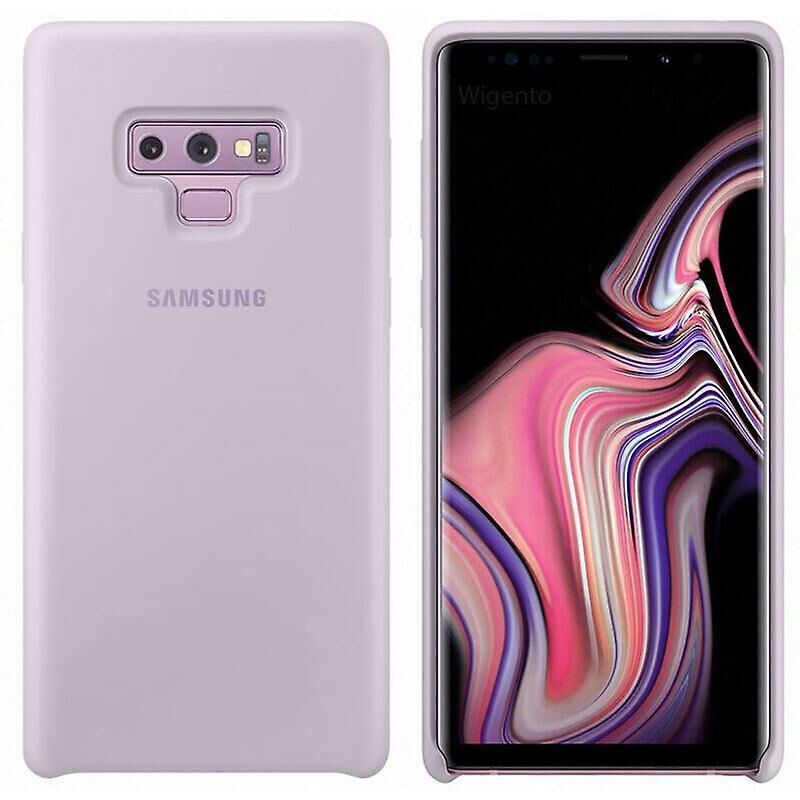 Galaxy Note 9 ile Uyumlu Kılıf Silicone Cover Mor EF-PN960TVEGWW