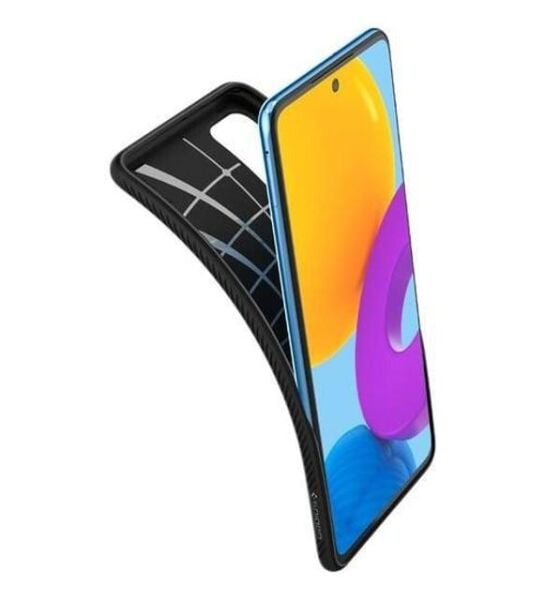 Spigen Galaxy M52 5G ile Uyumlu Kılıf Liquid Air Matte Black
