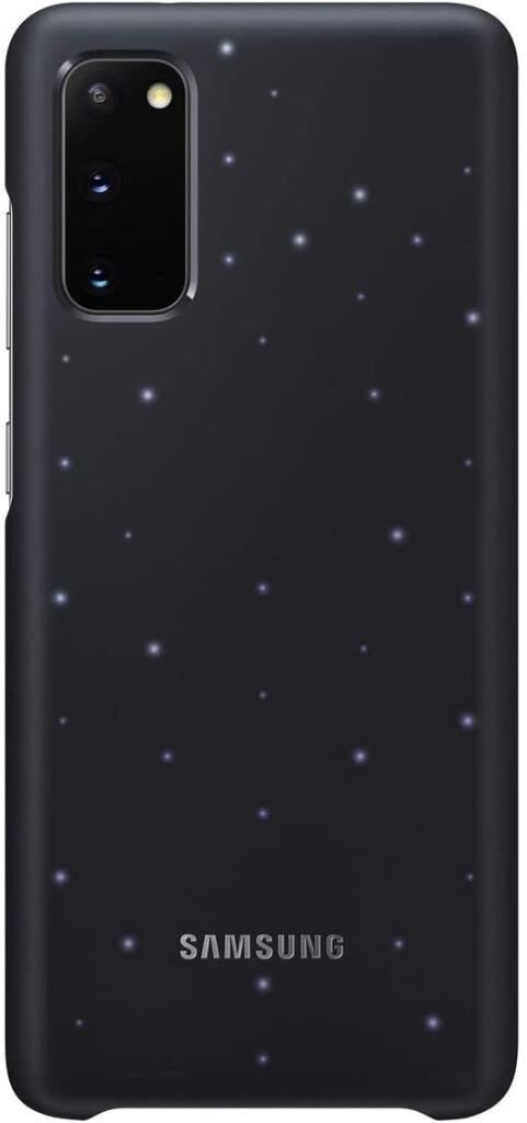 Galaxy S20 ile Uyumlu LED Kılıf Siyah EF-KG980CBEGTR (Out)
