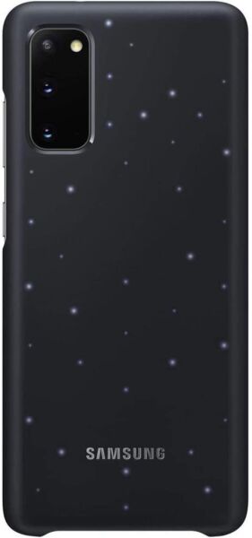 Galaxy S20 ile Uyumlu LED Kılıf Siyah EF-KG980CBEGTR (Out)