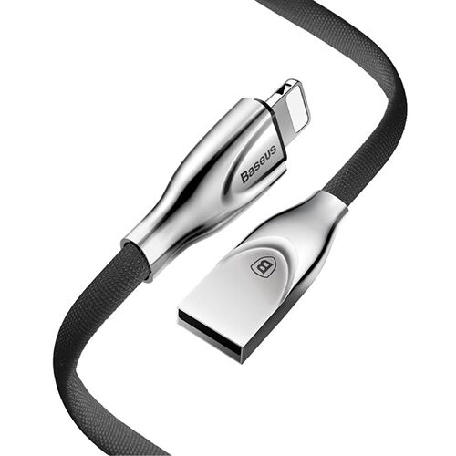 Baseus Zinc Alloy Lightning Kablo Siyah CALXN-01