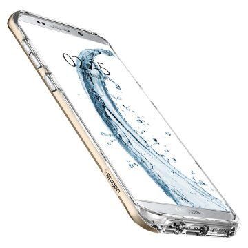 Spigen Galaxy S8 ile Uyumlu Kılıf Crystal Hybrid Gold Maple