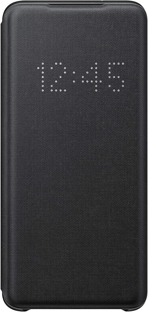 Galaxy S20 ile Uyumlu LED Kılıf Siyah EF-KG980CBEGTR