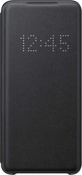 Galaxy S20 ile Uyumlu LED Kılıf Siyah EF-KG980CBEGTR