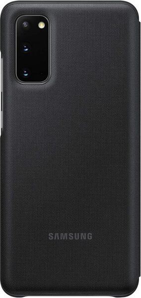 Galaxy S20 ile Uyumlu LED Kılıf Siyah EF-KG980CBEGTR