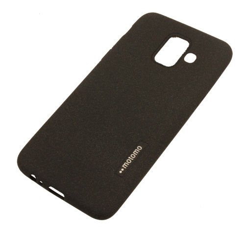 Galaxy A6 2018 ile Uyumlu Motomo Silikon Kılıf Siyah