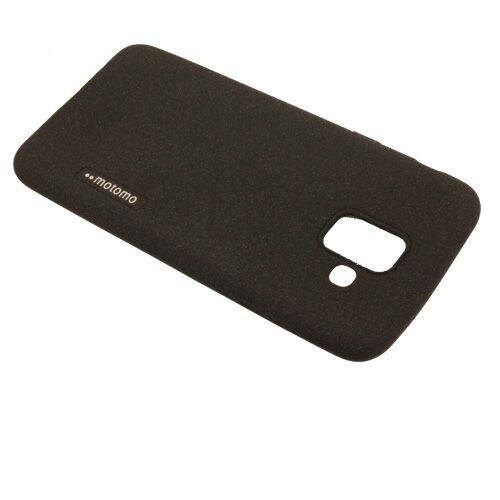 Galaxy A6 2018 ile Uyumlu Motomo Silikon Kılıf Siyah