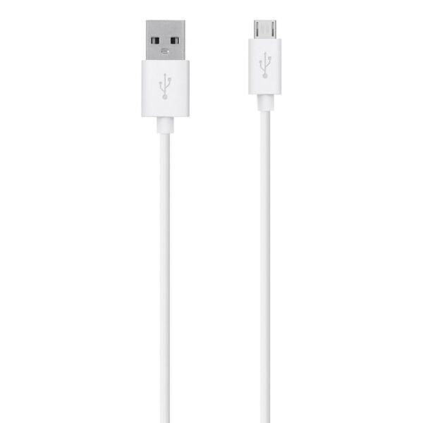 Belkin F2CU012bt04 WHT Micro Usb Şarj Ve Senk. Kablosu 1.2m Beyaz