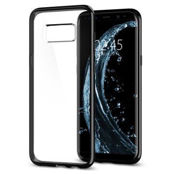 Spigen Galaxy S8 ile Uyumlu Kılıf Ultra Hybrid Jet Black