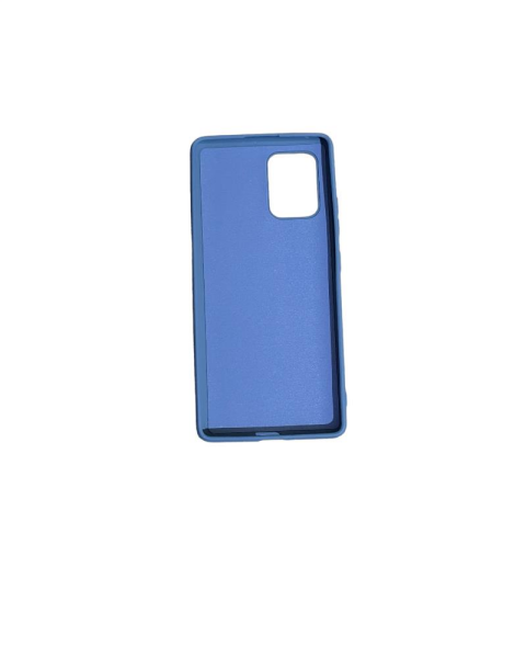 Galaxy S10 Lite ile Uyumlu Cappy Silikon Kılıf Lacivert
