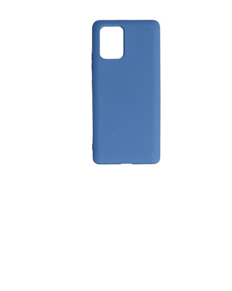 Galaxy S10 Lite ile Uyumlu Cappy Silikon Kılıf Lacivert