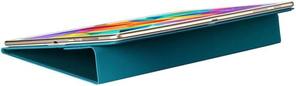 Galaxy Tab S 10.5 T800 ile Uyumlu Bookcover Kılıf Mavi EF-BT800BLEGWW (Out)