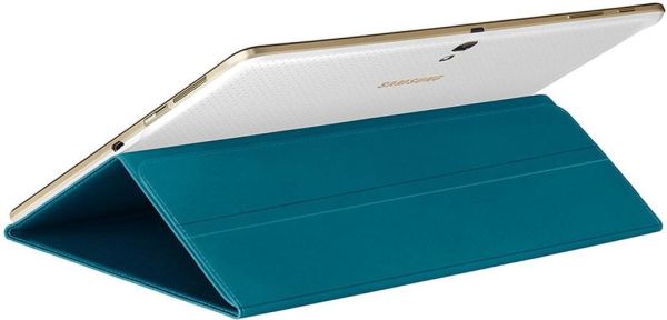 Galaxy Tab S 10.5 T800 ile Uyumlu Bookcover Kılıf Mavi EF-BT800BLEGWW (Out)