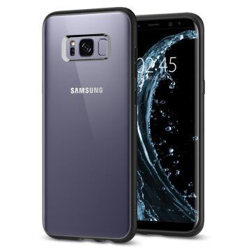 Spigen Galaxy S8 ile Uyumlu Kılıf Ultra Hybrid Matte Black