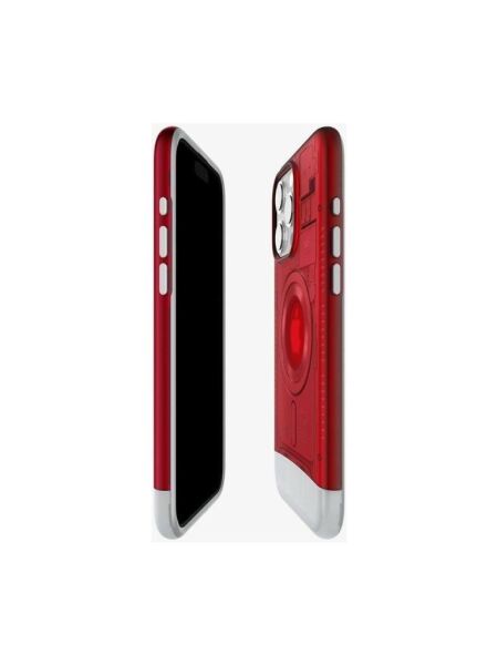 Spigen iPhone 15 Pro ile Uyumlu Kılıf Classic C1 iMac G3 Desing Magfit (MagSafe Uyumlu) Ruby