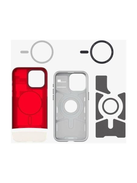 iPhone 15 Pro Kılıf, Spigen Classic C1 iMac G3 Desing Magfit (MagSafe Uyumlu) Ruby