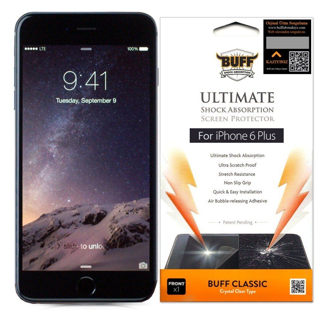 Buff iPhone 6 Plus/6S Plus ile Uyumlu Darbe EmiciFilm