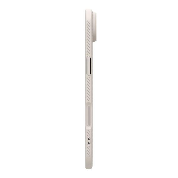 Spigen iPhone Air ile Uyumlu Kılıf Liquid Air Hava Kanalı Teknolojisi Askeri Sınıf Koruma Dokulu Yüzey Kapak Natural Titanium