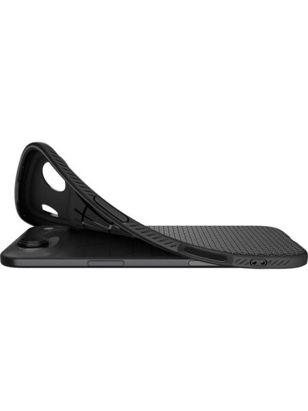 Spigen iPhone Air ile Uyumlu Kılıf Liquid Air Hava Kanalı Teknolojisi Askeri Sınıf Koruma Dokulu Yüzey Kapak Matte Black