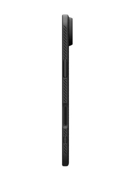 Spigen iPhone Air ile Uyumlu Kılıf Liquid Air Hava Kanalı Teknolojisi Askeri Sınıf Koruma Dokulu Yüzey Kapak Matte Black