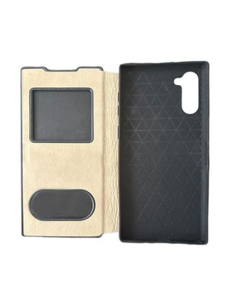 Galaxy Note 10 ile Uyumlu Premium Kapaklı Kılıf Kırmızı