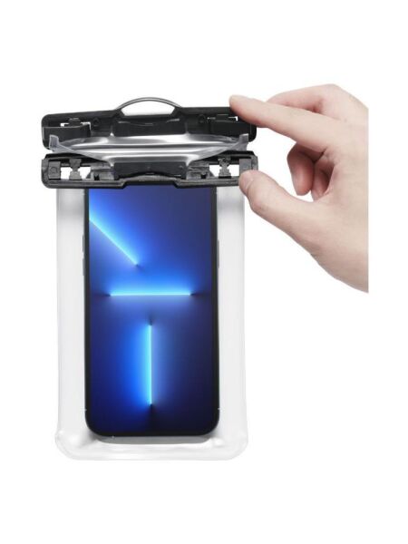 Spigen Aqua Shield WaterProof Universal (Tüm Cihazlarla Uyumlu) IPX8 Sertifikalı Su Geçirmez Kılıf Crystal Clear