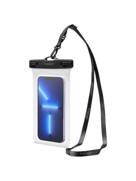 Spigen Aqua Shield WaterProof Universal (Tüm Cihazlarla Uyumlu) IPX8 Sertifikalı Su Geçirmez Kılıf Crystal Clear