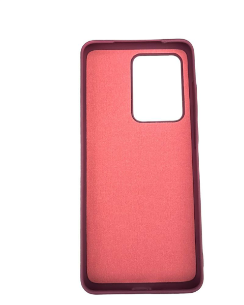 Galaxy S20 Ultra ile Uyumlu Cappy Silikon Kılıf Taba