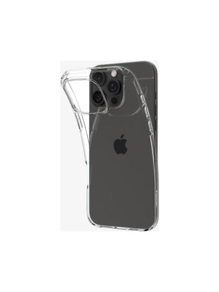 Spigen iPhone 16 Pro Max ile Uyumlu Kılıf Liquid Crystal 4 Tarafı Tam Koruma Crystal Clear