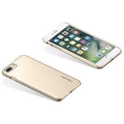 Spigen iPhone 7 Plus ile Uyumlu Kılıf Thin Fit Ultra İnce Champagne Gold