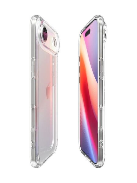 Spigen iPhone Air ince ile Uyumlu Kılıf Ultra Hybrid Sararma Karşıtı DuraClear Hava Kanalı Teknolojisi Askeri Sınıf Koruma Şeffaf Kapak Crystal Clear
