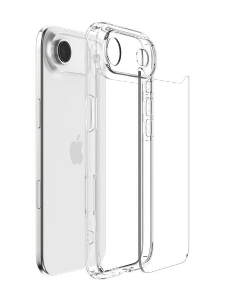 Spigen iPhone Air ince ile Uyumlu Kılıf Ultra Hybrid Sararma Karşıtı DuraClear Hava Kanalı Teknolojisi Askeri Sınıf Koruma Şeffaf Kapak Crystal Clear