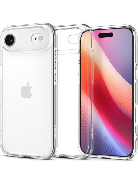 Spigen iPhone Air ince ile Uyumlu Kılıf Ultra Hybrid Sararma Karşıtı DuraClear Hava Kanalı Teknolojisi Askeri Sınıf Koruma Şeffaf Kapak Crystal Clear