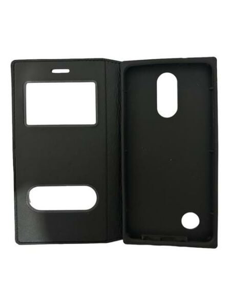 Jopus K8 2017 ile Uyumlu Premium Kapaklı Kılıf Siyah