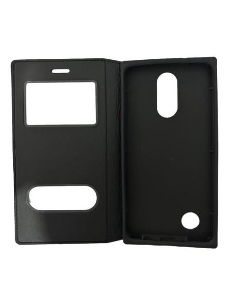 Jopus K8 2017 ile Uyumlu Premium Kapaklı Kılıf Siyah