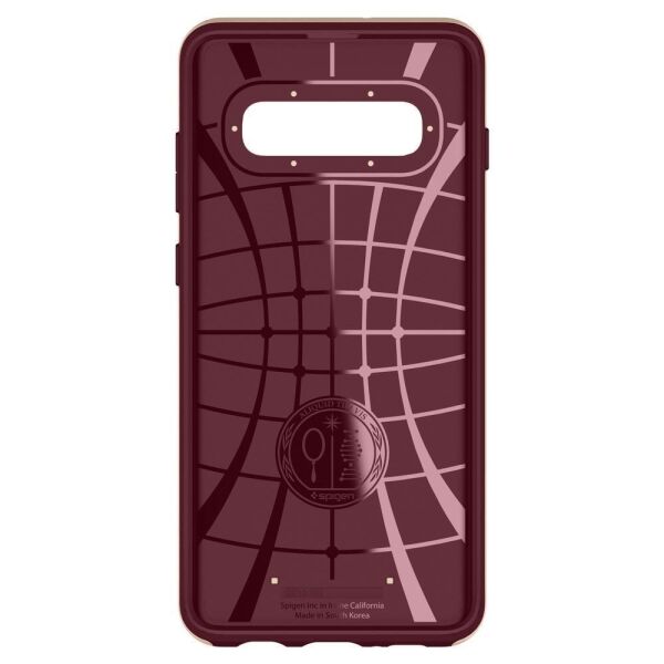 Spigen Galaxy S10 ile Uyumlu Kılıf Neo Hybrid Burgundy