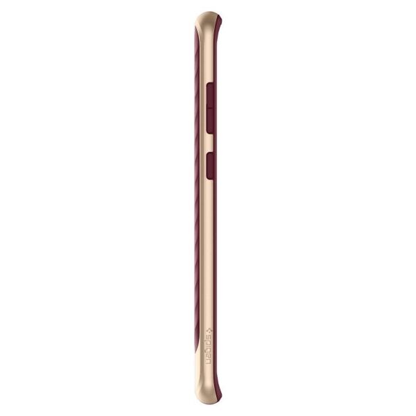 Spigen Galaxy S10 ile Uyumlu Kılıf Neo Hybrid Burgundy