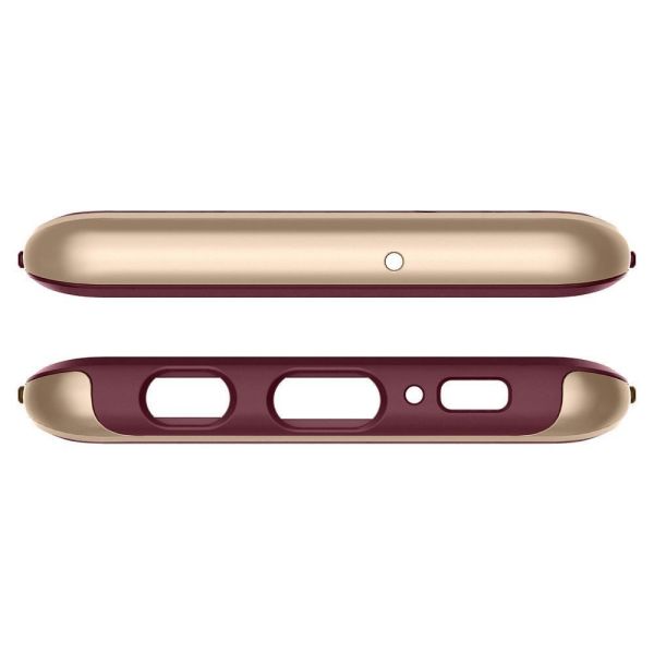 Spigen Galaxy S10 ile Uyumlu Kılıf Neo Hybrid Burgundy