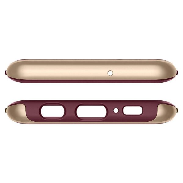 Spigen Galaxy S10 ile Uyumlu Kılıf Neo Hybrid Burgundy