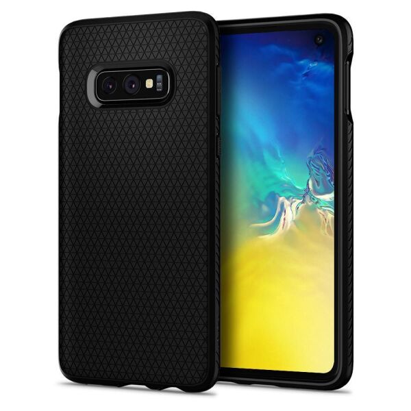Spigen Galaxy S10e ile Uyumlu Kılıf Liquid Air Matte Black
