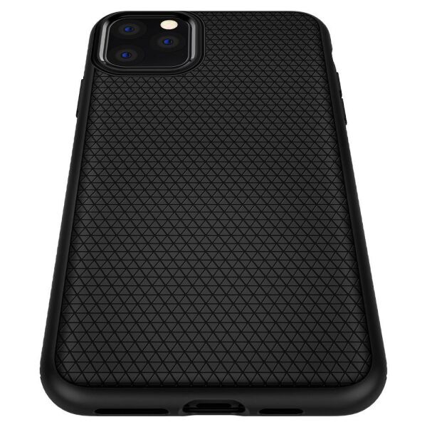 Spigen iPhone 11 Pro ile Uyumlu Kılıf Liquid Air Matte Black