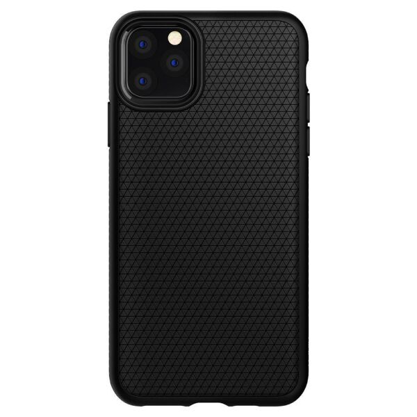 Spigen iPhone 11 Pro ile Uyumlu Kılıf Liquid Air Matte Black