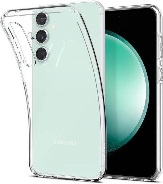 Spigen Galaxy S23 FE ile Uyumlu Kılıf Liquid Crystal 4 Tarafı Tam Koruma Crystal Clear