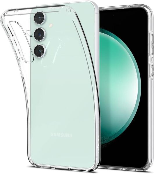 Spigen Galaxy S23 FE ile Uyumlu Kılıf Liquid Crystal 4 Tarafı Tam Koruma Crystal Clear