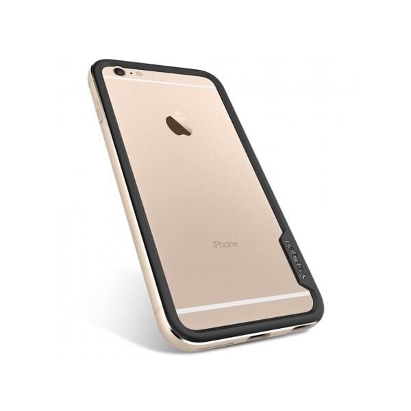 Spigen iPhone 6 Plus/6s Plus ile Uyumlu Kılıf Neo Hybrid EX Metal Champagne Gold