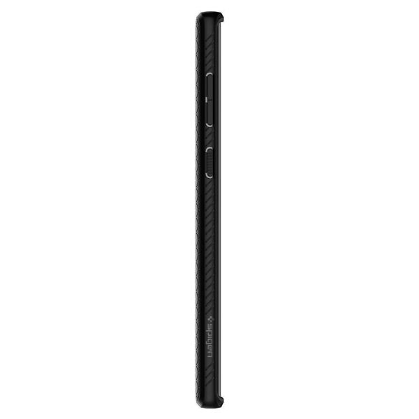 Spigen Galaxy Note 10 ile Uyumlu Kılıf Liquid Air Matte Black