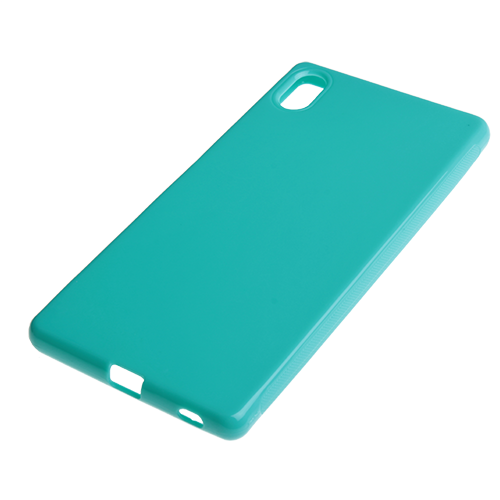 Xperia Z3 Plus ile Uyumlu Kılıf Parlak Silikon Yeşil