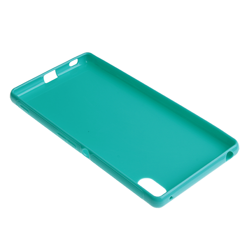 Xperia Z3 Plus ile Uyumlu Kılıf Parlak Silikon Yeşil